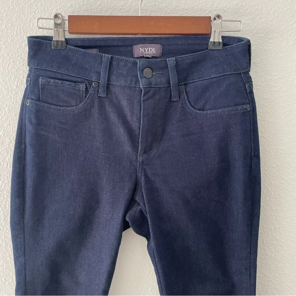 NYDJ Womens Denim Jeans Size 4P AMI Skinny Ankle Mid Rise Stretch Lift Tuck Tech - Picture 3 of 9